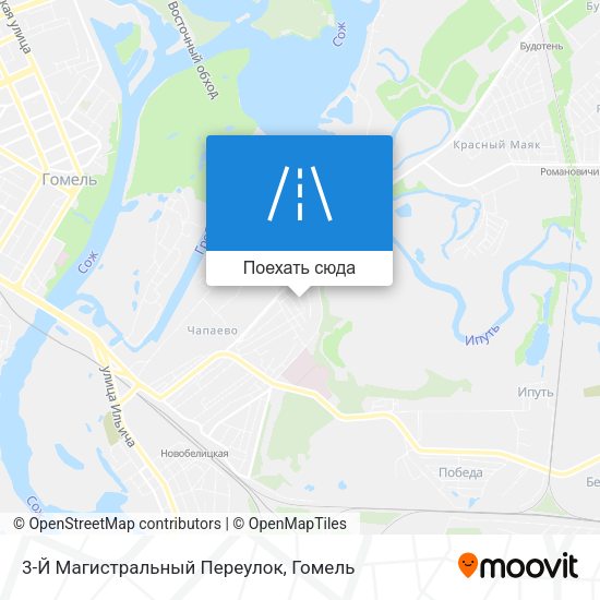 Карта 3-Й Магистральный Переулок