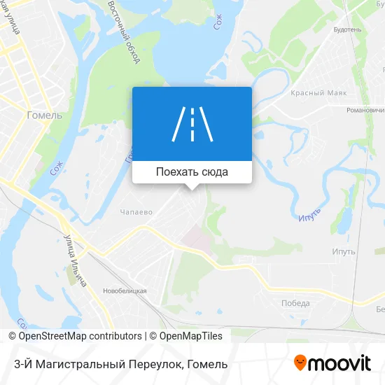 Карта 3-Й Магистральный Переулок