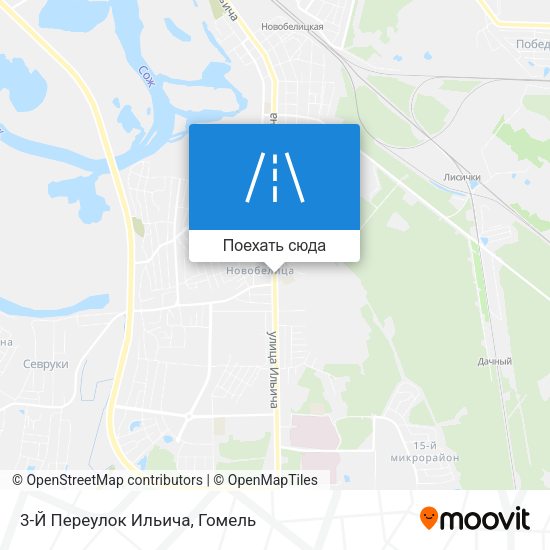 Карта 3-Й Переулок Ильича