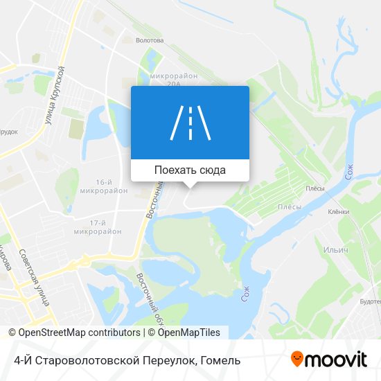Карта 4-Й Староволотовской Переулок