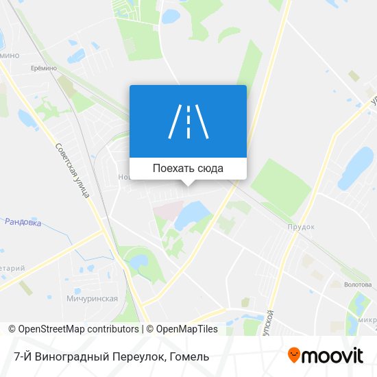 Карта 7-Й Виноградный Переулок