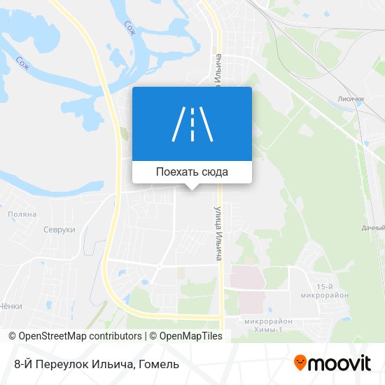Карта 8-Й Переулок Ильича