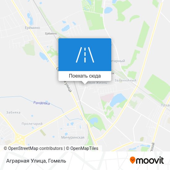 Карта Аграрная Улица