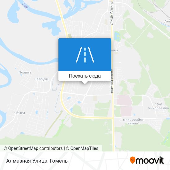Карта Алмазная Улица