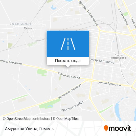 Карта Амурская Улица