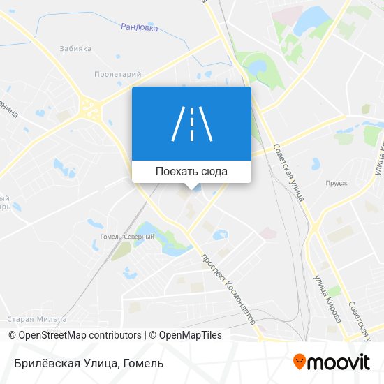 Карта Брилёвская Улица