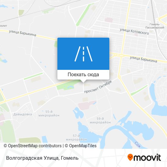 Карта Волгоградская Улица