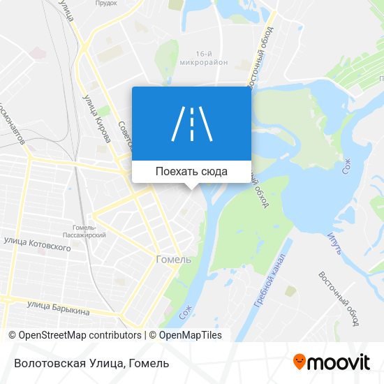 Карта Волотовская Улица