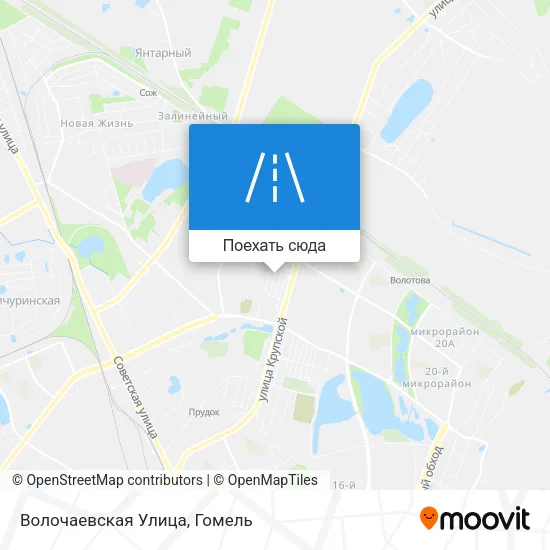 Карта Волочаевская Улица