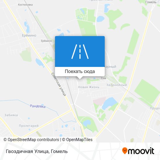 Карта Гвоздичная Улица