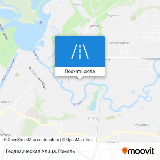 Карта Геодезическая Улица