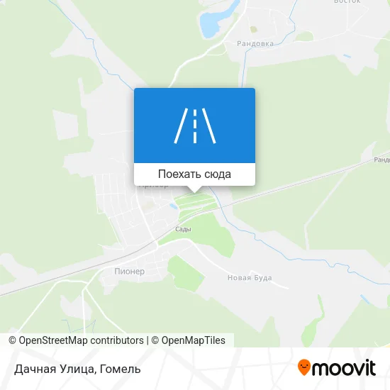 Карта Дачная Улица