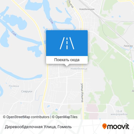 Карта Деревообделочная Улица