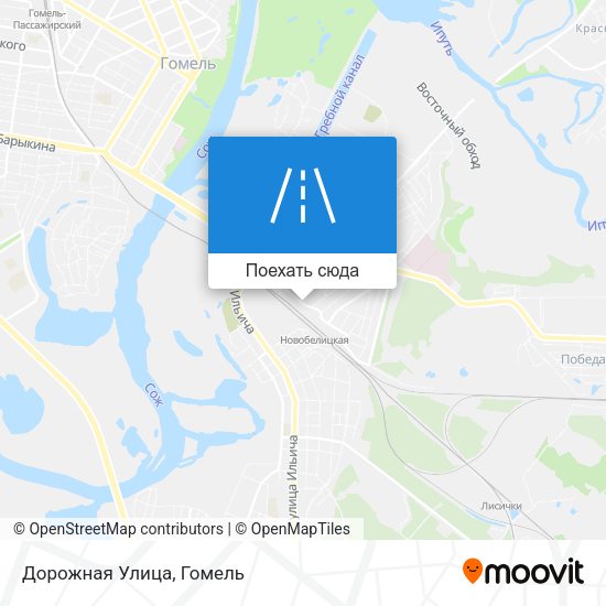 Карта Дорожная Улица