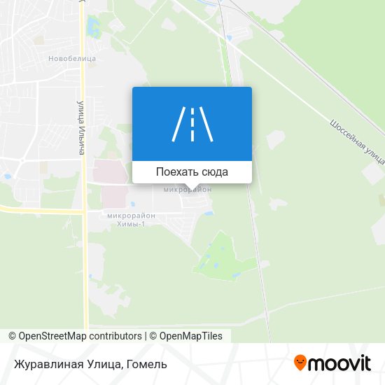 Карта Журавлиная Улица