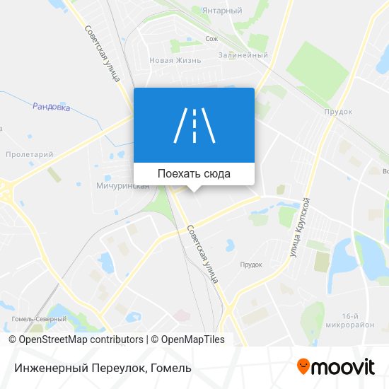 Карта Инженерный Переулок
