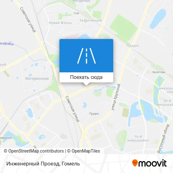 Карта Инженерный Проезд