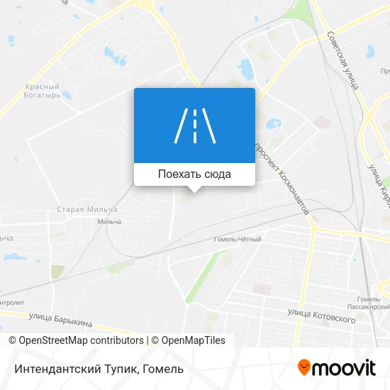 Карта Интендантский Тупик