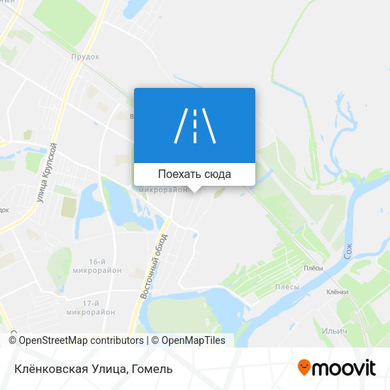 Карта Клёнковская Улица