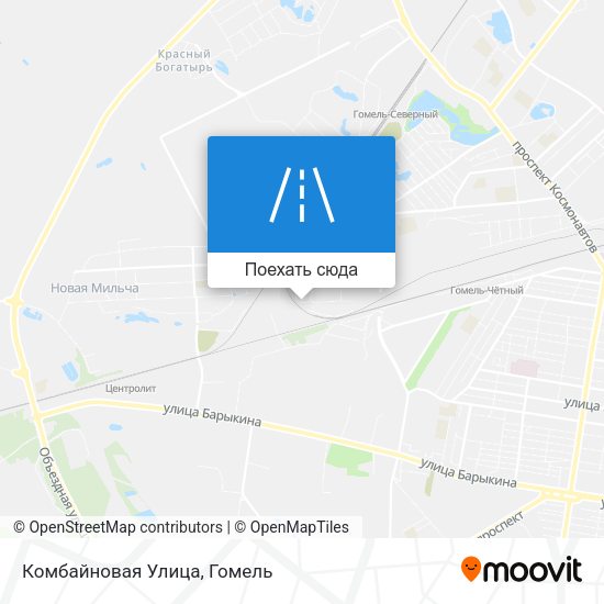 Карта Комбайновая Улица