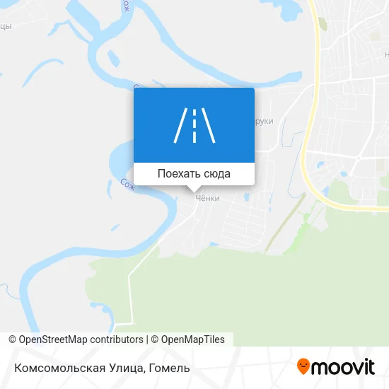 Карта Комсомольская Улица