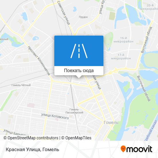 Карта Красная Улица