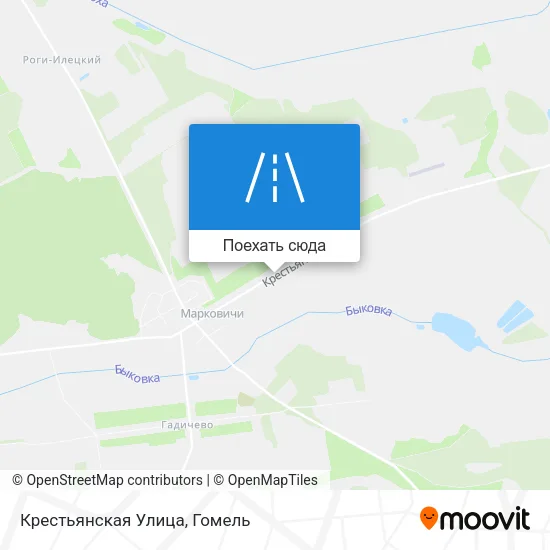 Карта Крестьянская Улица