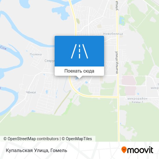 Карта Купальская Улица
