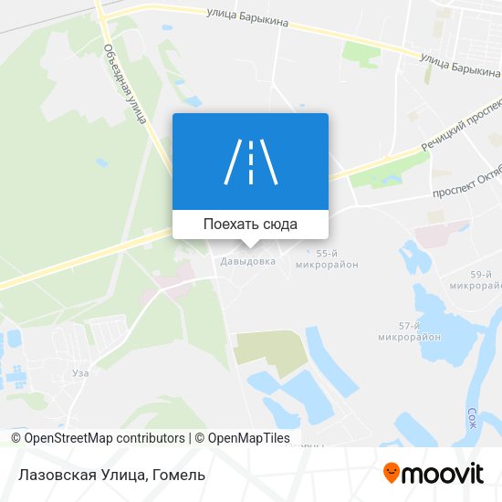 Карта Лазовская Улица