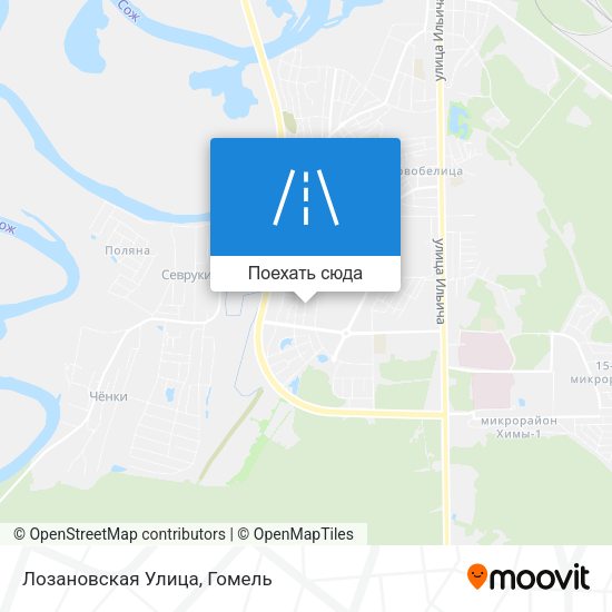 Карта Лозановская Улица