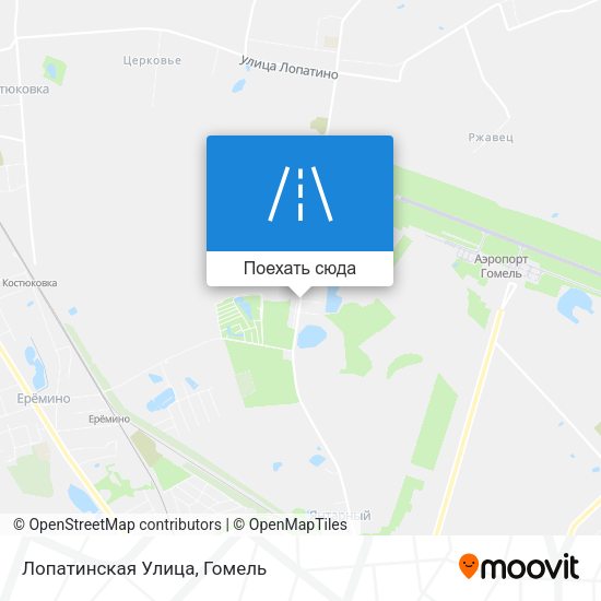 Карта Лопатинская Улица