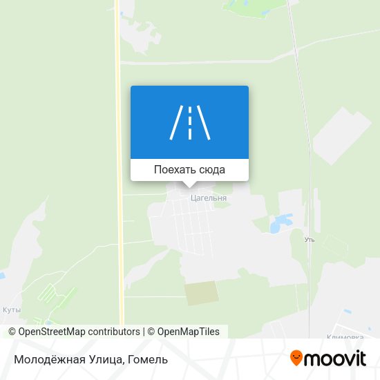 Карта Молодёжная Улица