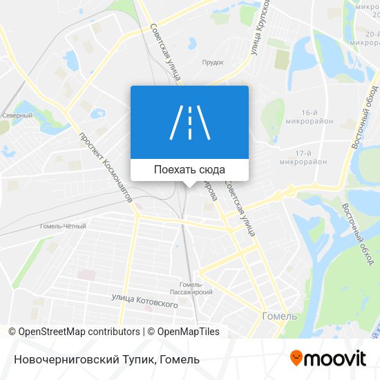 Карта Новочерниговский Тупик