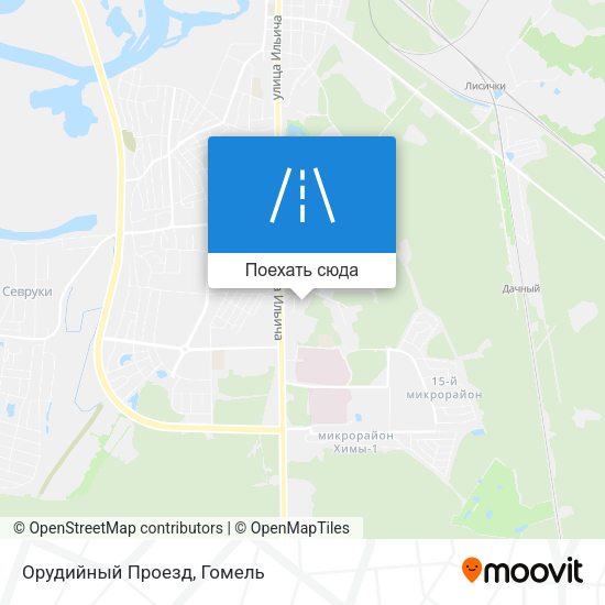 Карта Орудийный Проезд