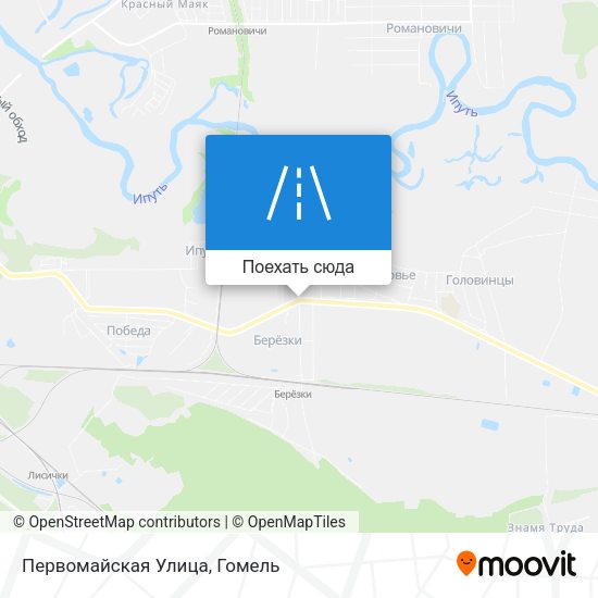 Карта Первомайская Улица