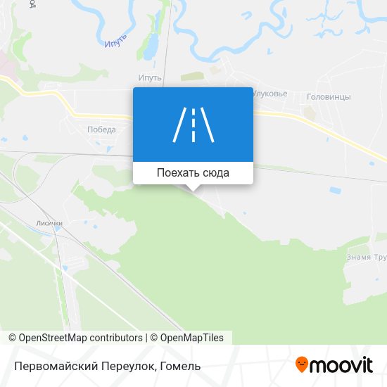 Карта Первомайский Переулок