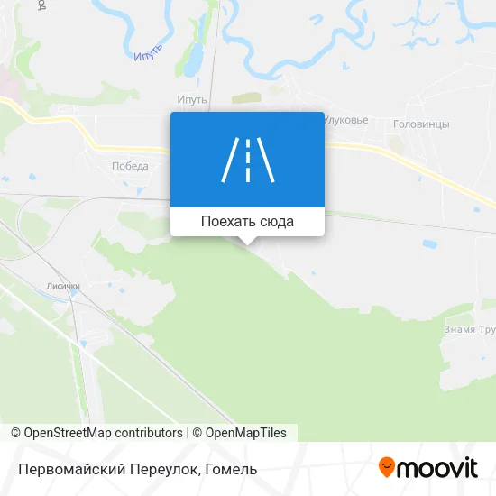 Карта Первомайский Переулок