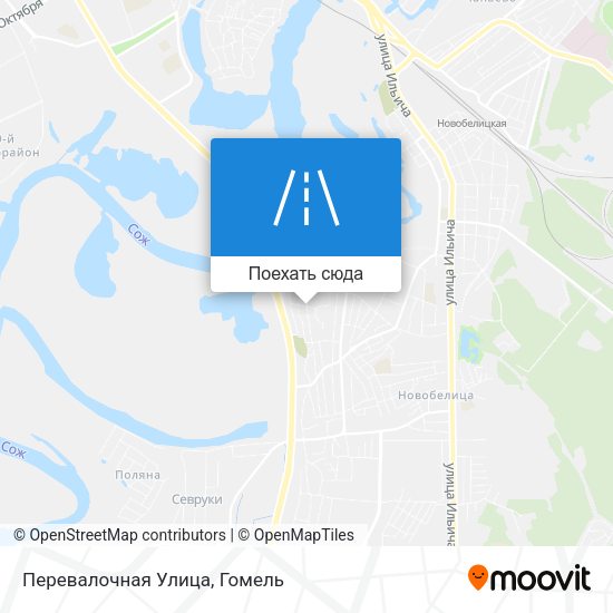 Карта Перевалочная Улица