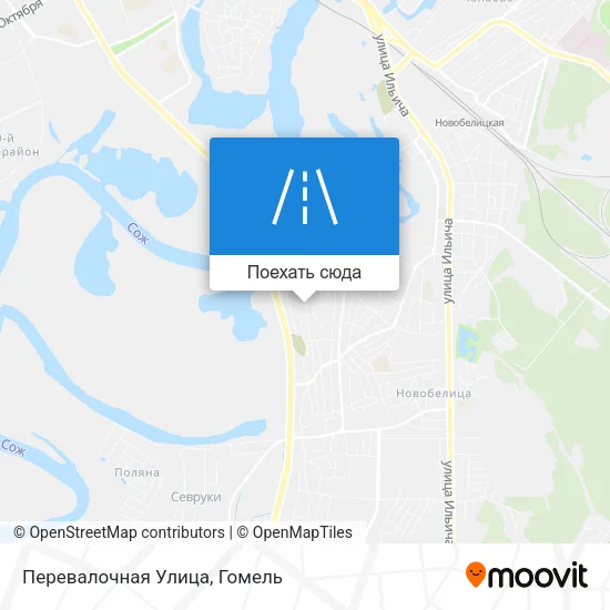Карта Перевалочная Улица