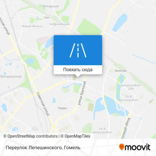 Карта Переулок Лепешинского