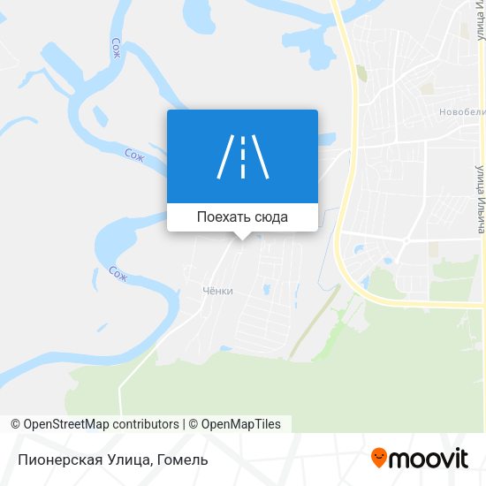 Карта Пионерская Улица
