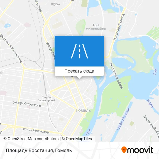Карта Площадь Восстания