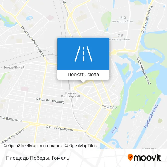 Карта Площадь Победы