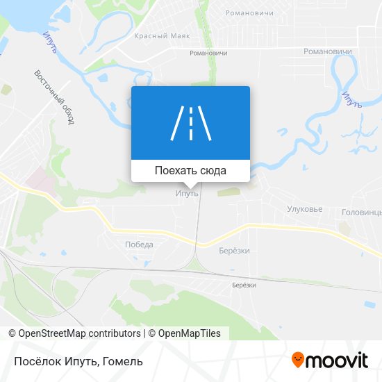 Карта Посёлок Ипуть
