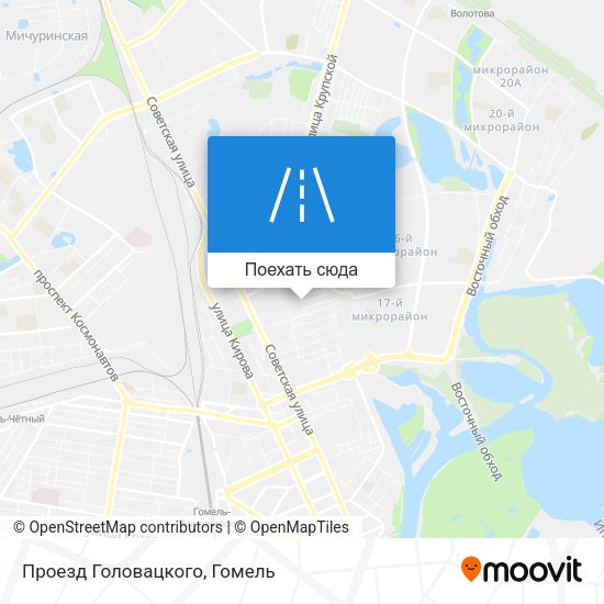 Карта Проезд Головацкого