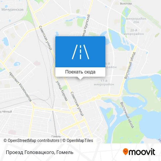 Карта Проезд Головацкого