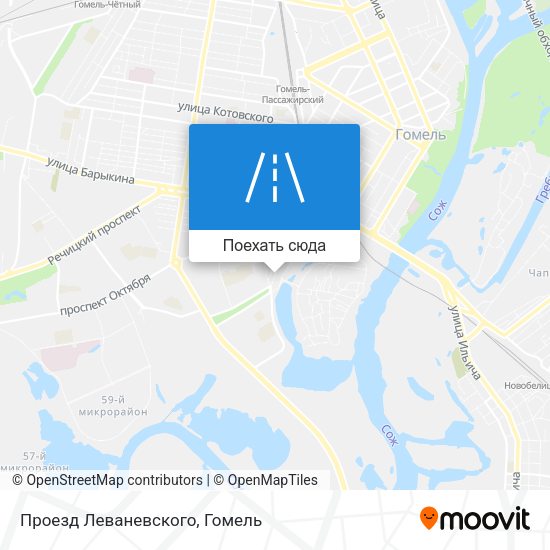 Карта Проезд Леваневского