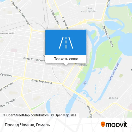 Карта Проезд Чачина