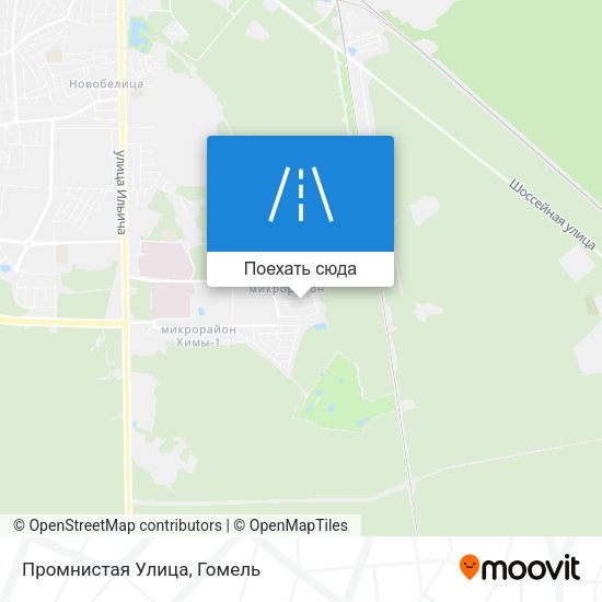 Карта Промнистая Улица