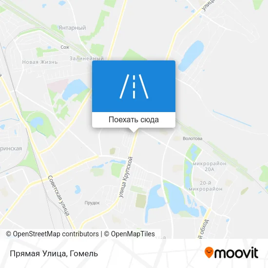 Карта Прямая Улица